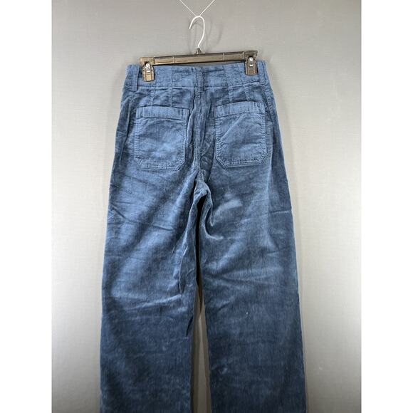 New Anthropologie Maeve Colette Size 31 Tall Full Length Corduroy Wide Leg Pants - Picture 5 of 7